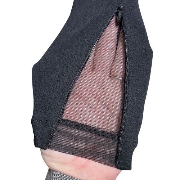 Rag & Bone Black Long Sleeve fitted open back blouse with zippered sleeved Small - Picture 7 of 10